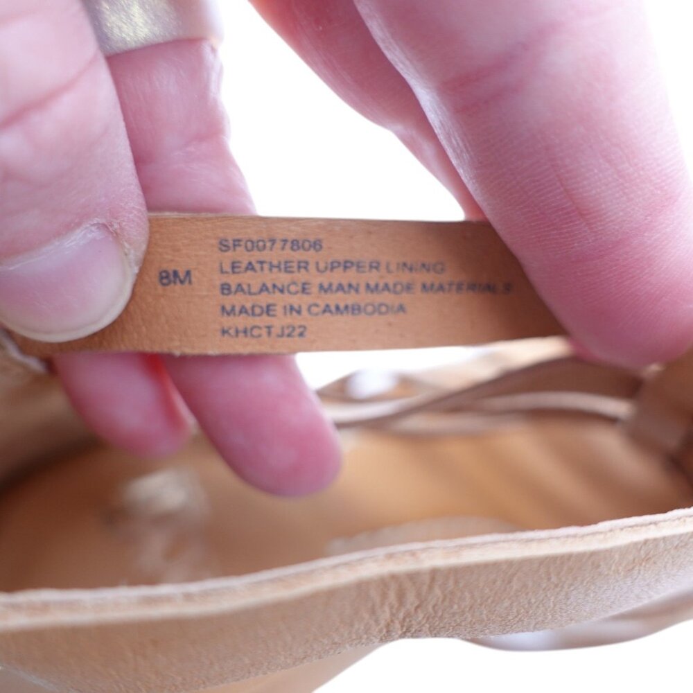 Sofft Tan Strappy Block Heel Sandals - Picture 9 of 13